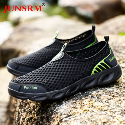 Summer Outdoor Water Shoes Breathable Mesh Creek Beach Quick Dry Wading Upstream Non-Slip Lightweight Fishing Net Water Shoe