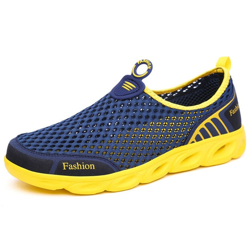Summer Outdoor Water Shoes Breathable Mesh Creek Beach Quick Dry Wading Upstream Non-Slip Lightweight Fishing Net Water Shoe